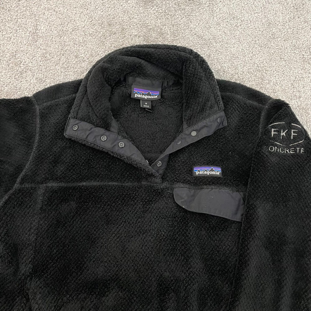 Patagonia Re Tool Snap T Pullover Pullover Womens Medium Fleece Black